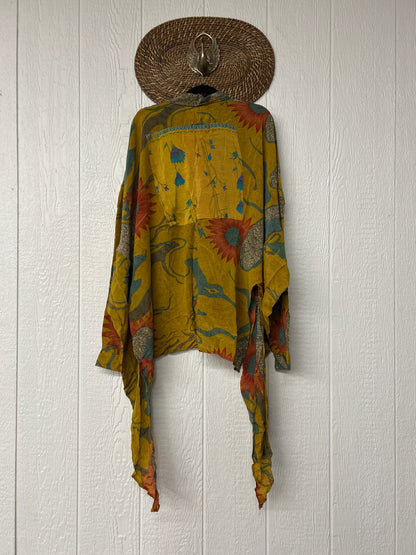 Crepe Sari Nirvana Button Down 1125 066