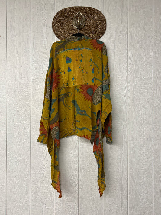 Crepe Sari Nirvana Button Down 1125 066