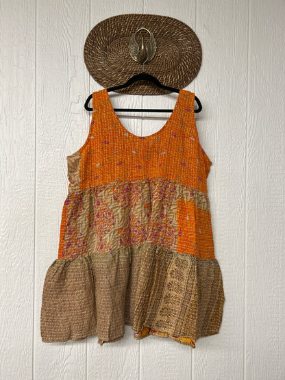 Kantha Meadow Mini Dress 0625 158