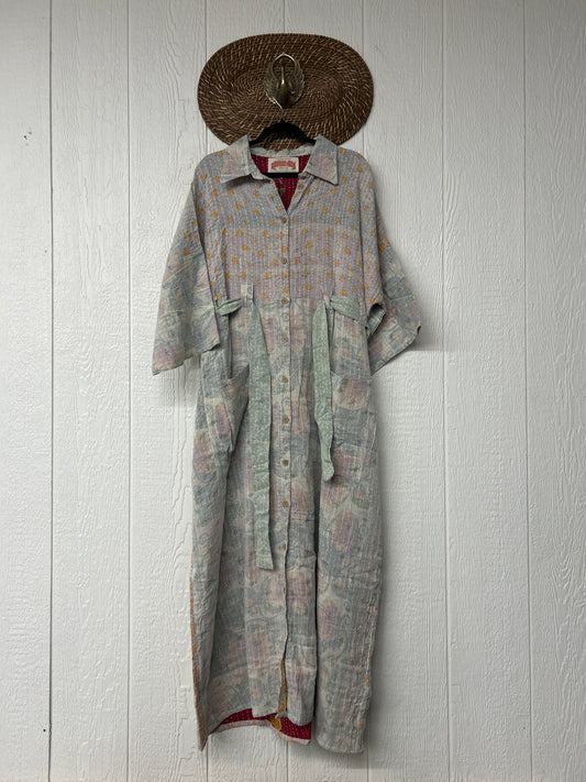 Pareo Kantha Gravity Duster Dress 0226 089