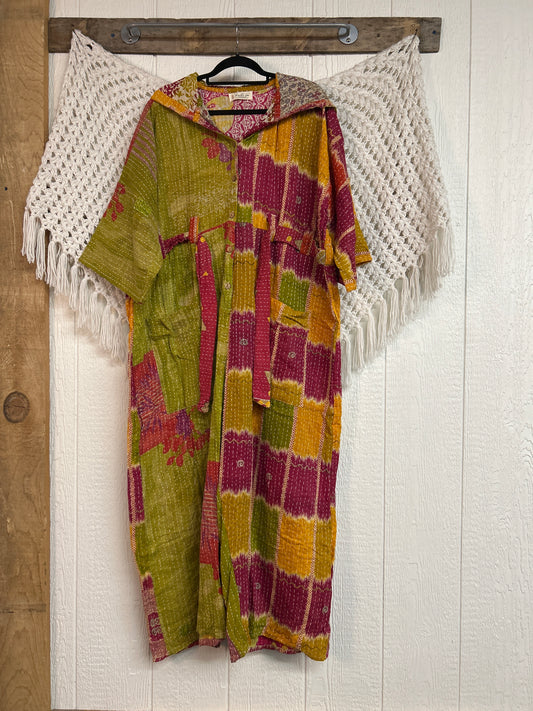 Kantha Zen Hoodie Jumpsuit 0925 188