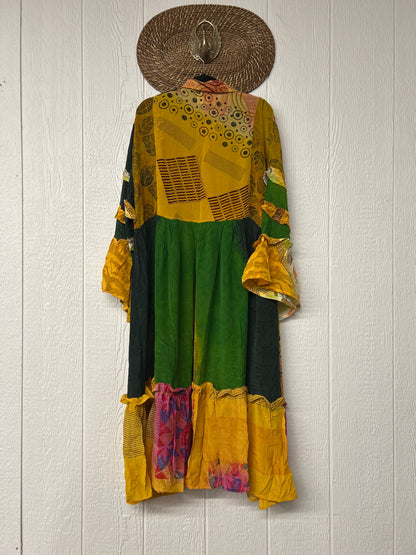 Crepe Sari Rhiannon Duster Dress 0226 063