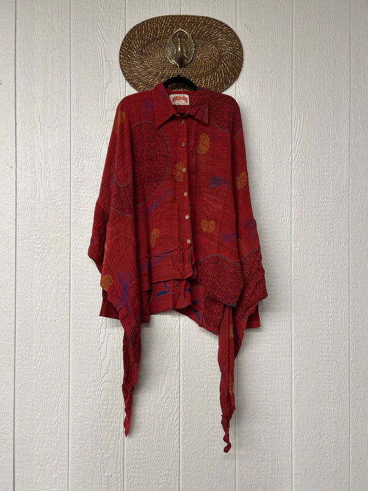 Crepe Sari Nirvana Button Down 1125 168