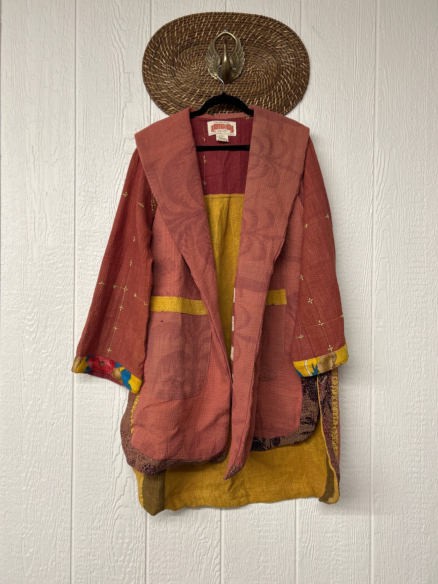 Fine Kantha Drifter Coat 1125 212