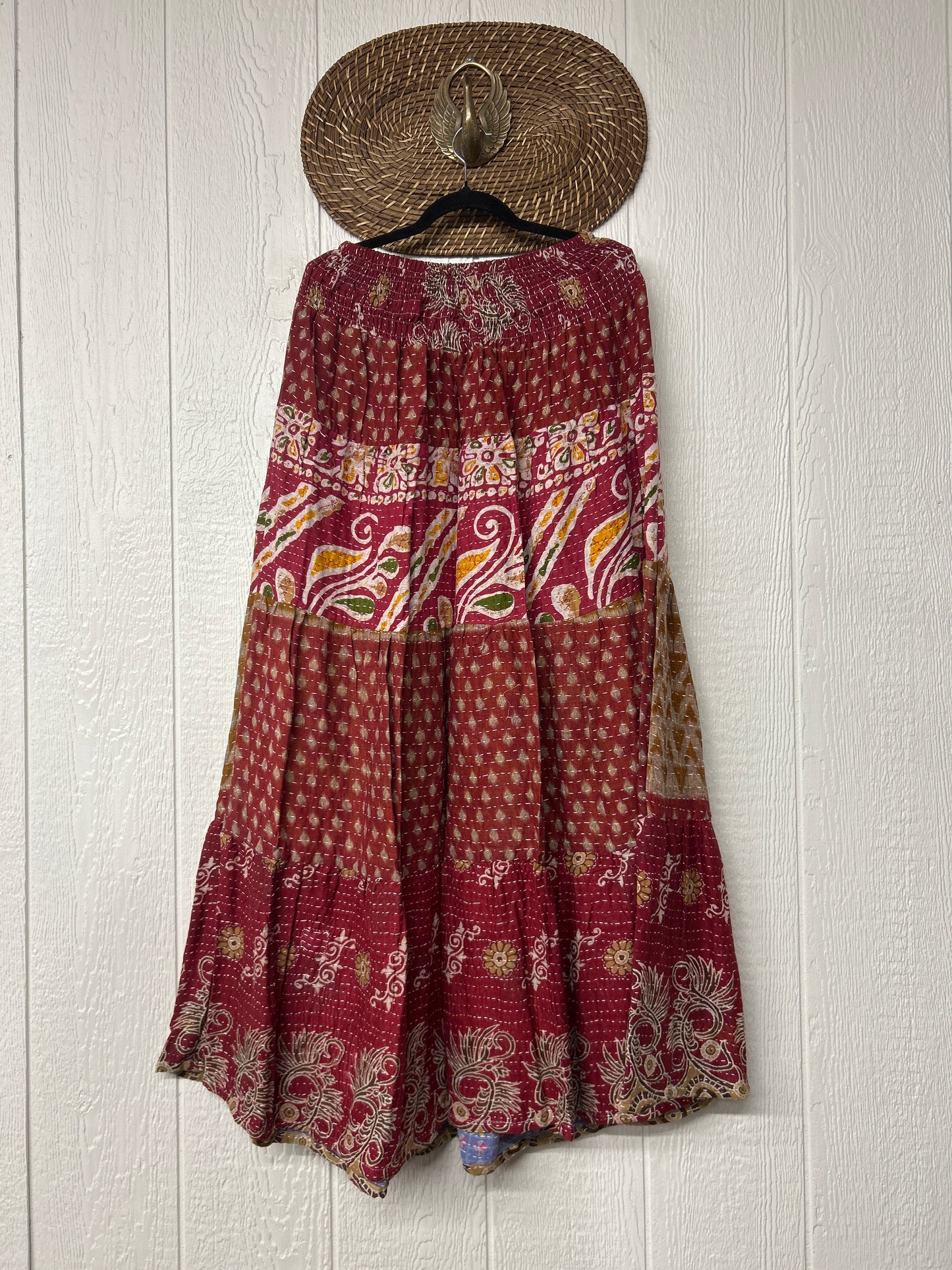 Pareo Kantha Lotus Maxi Skirt 0826 140