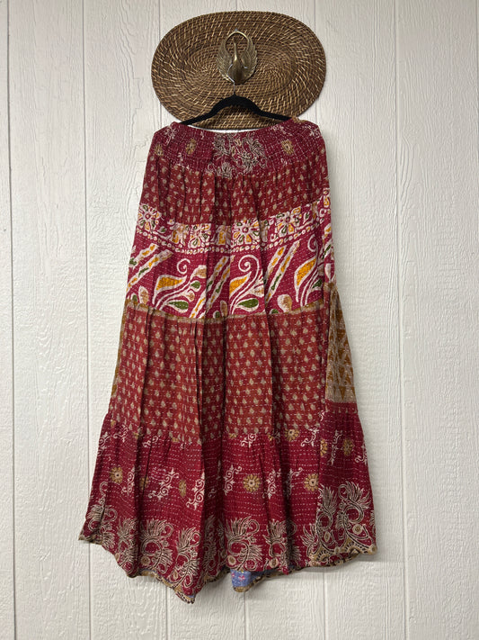 Pareo Kantha Lotus Maxi Skirt 0826 140