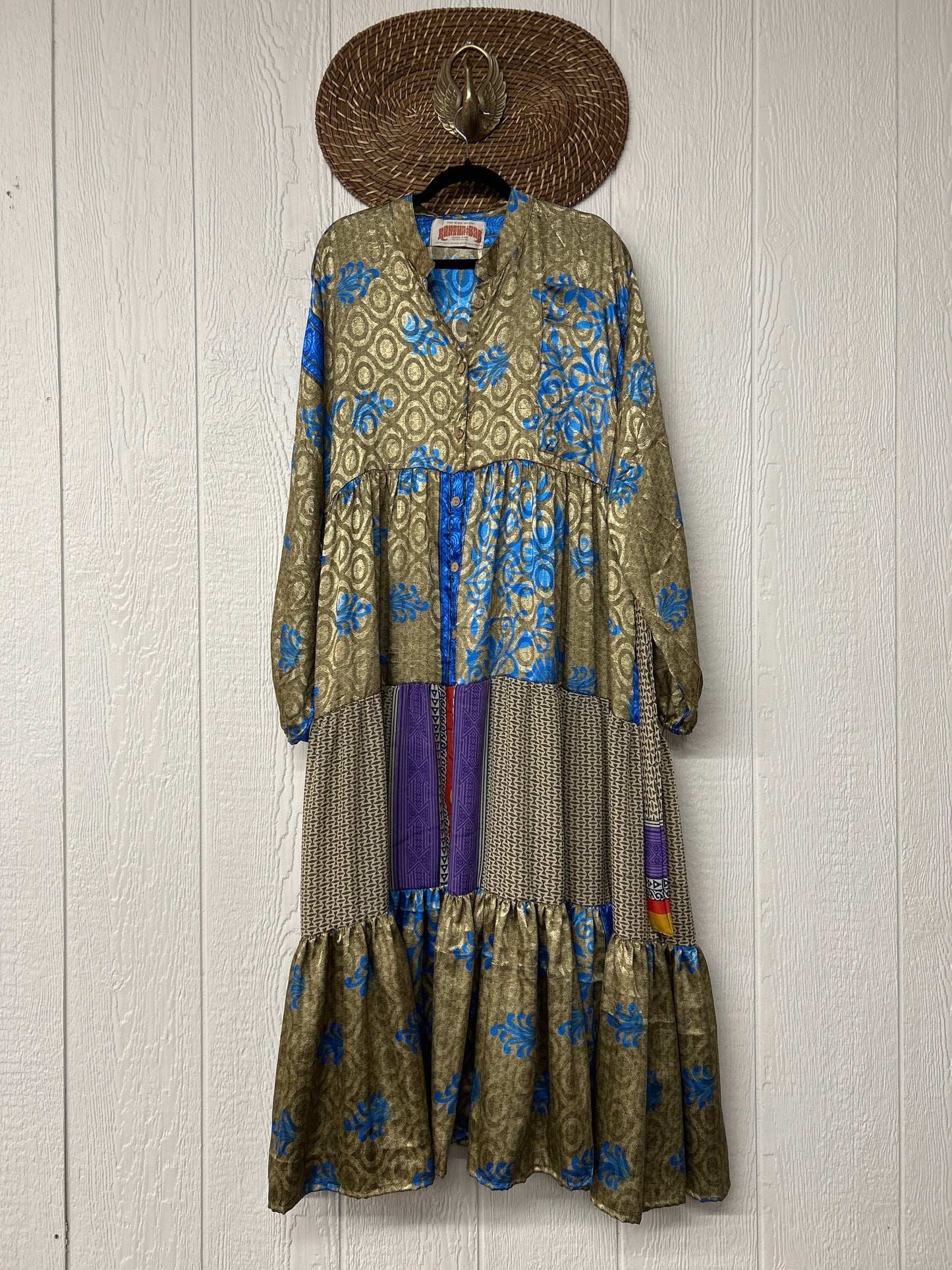 Rasgulla Sari Luminous Maxi Dress 0226 064