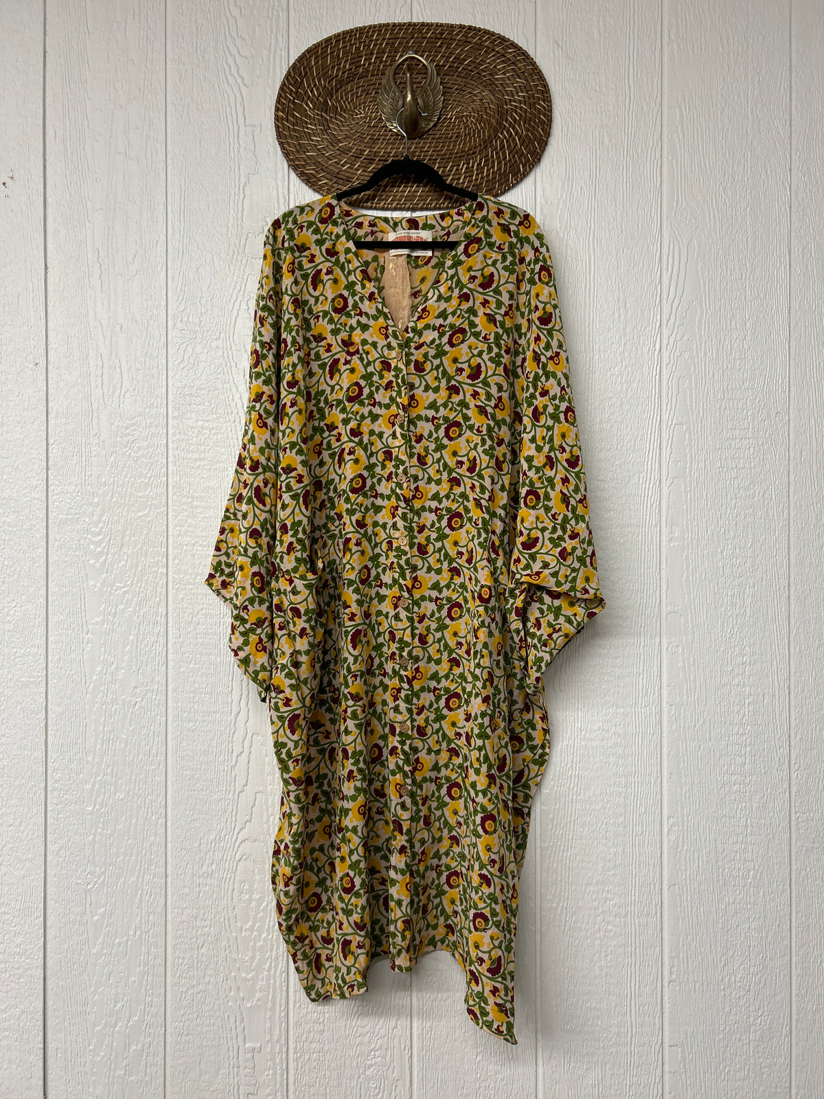 Crepe Sari Gaia Duster Dress 0826 037