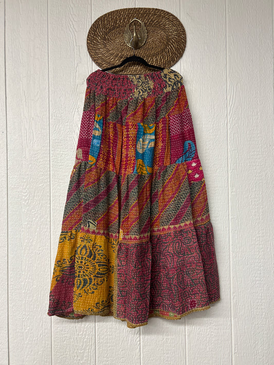 Pareo Kantha Lotus Maxi Skirt 0826 200