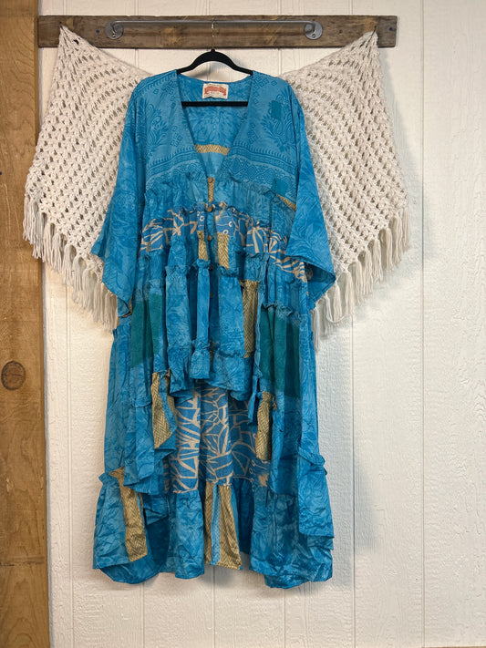 Rasgulla Sari Rhiannon Kimono 0826 051