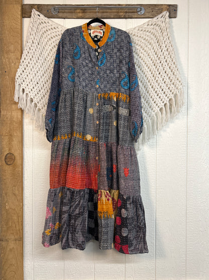 Pareo Kantha Luminous Maxi Dress 0126 217