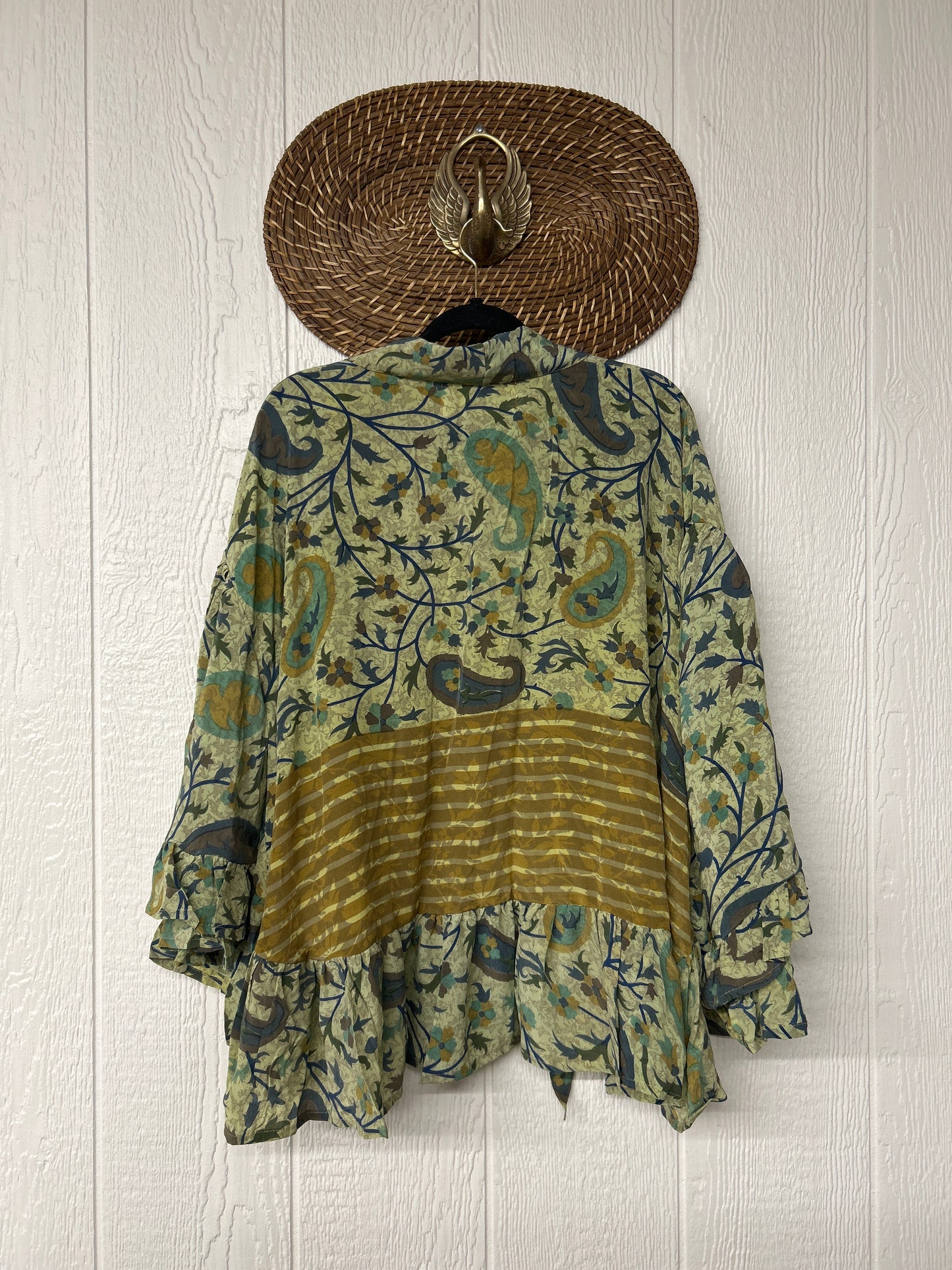 Crepe Sari Wild Rose Top 1225 210