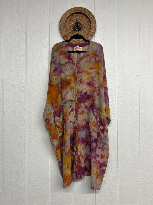 Crepe Sari Gaia Duster Dress 0426 045
