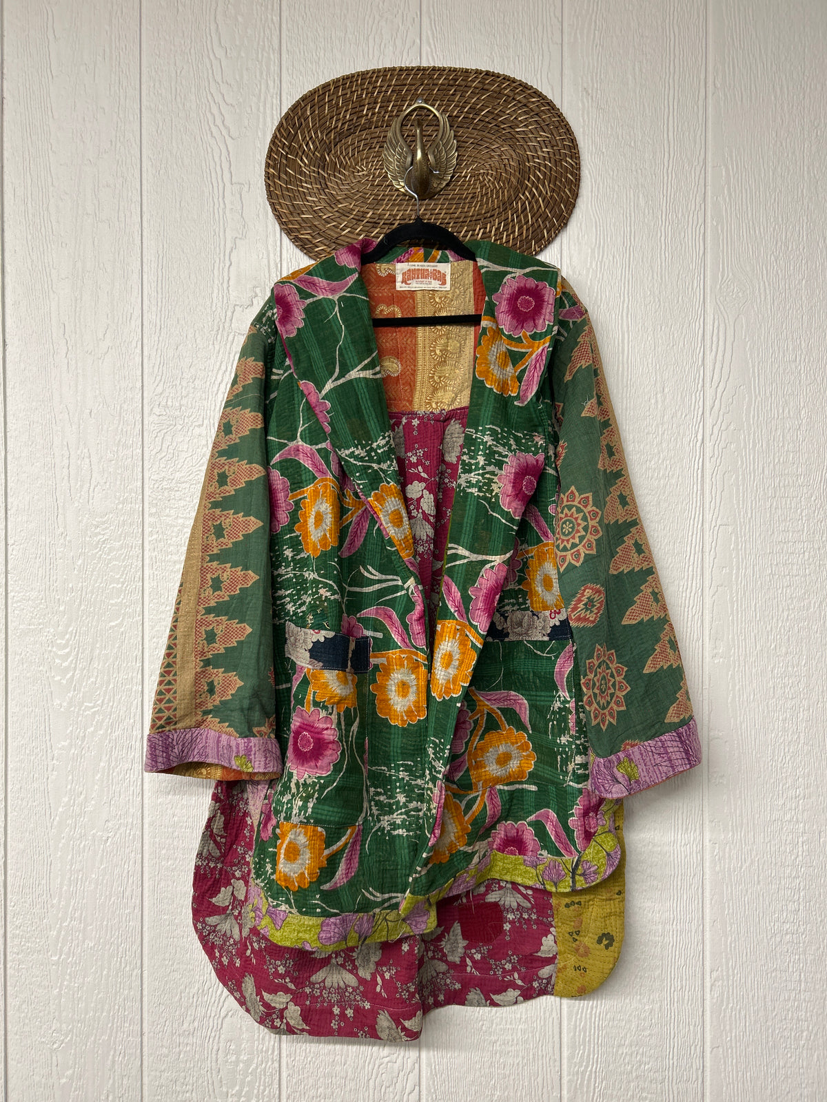 Fine Kantha Drifter Coat 1026 143