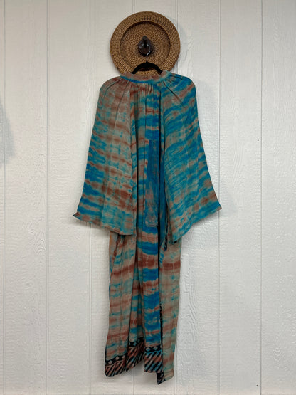 Crepe Sari Woodstock Duster Dress 0226 252