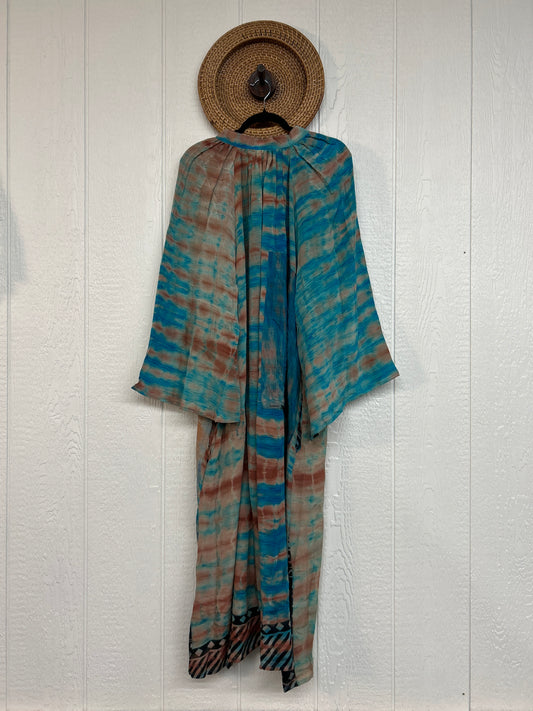 Crepe Sari Woodstock Duster Dress 0226 252