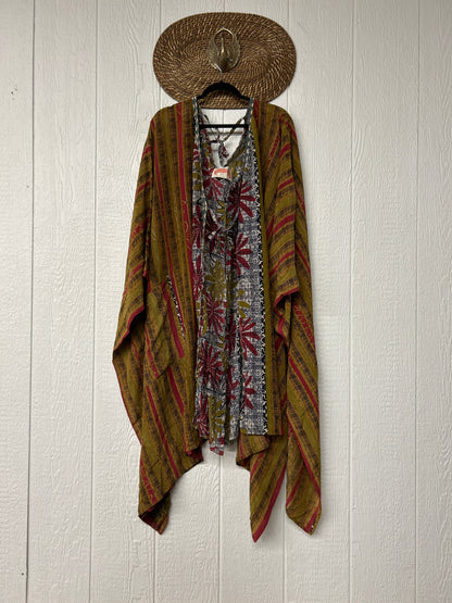 Crepe Sari Orchid Kimono 0626 101