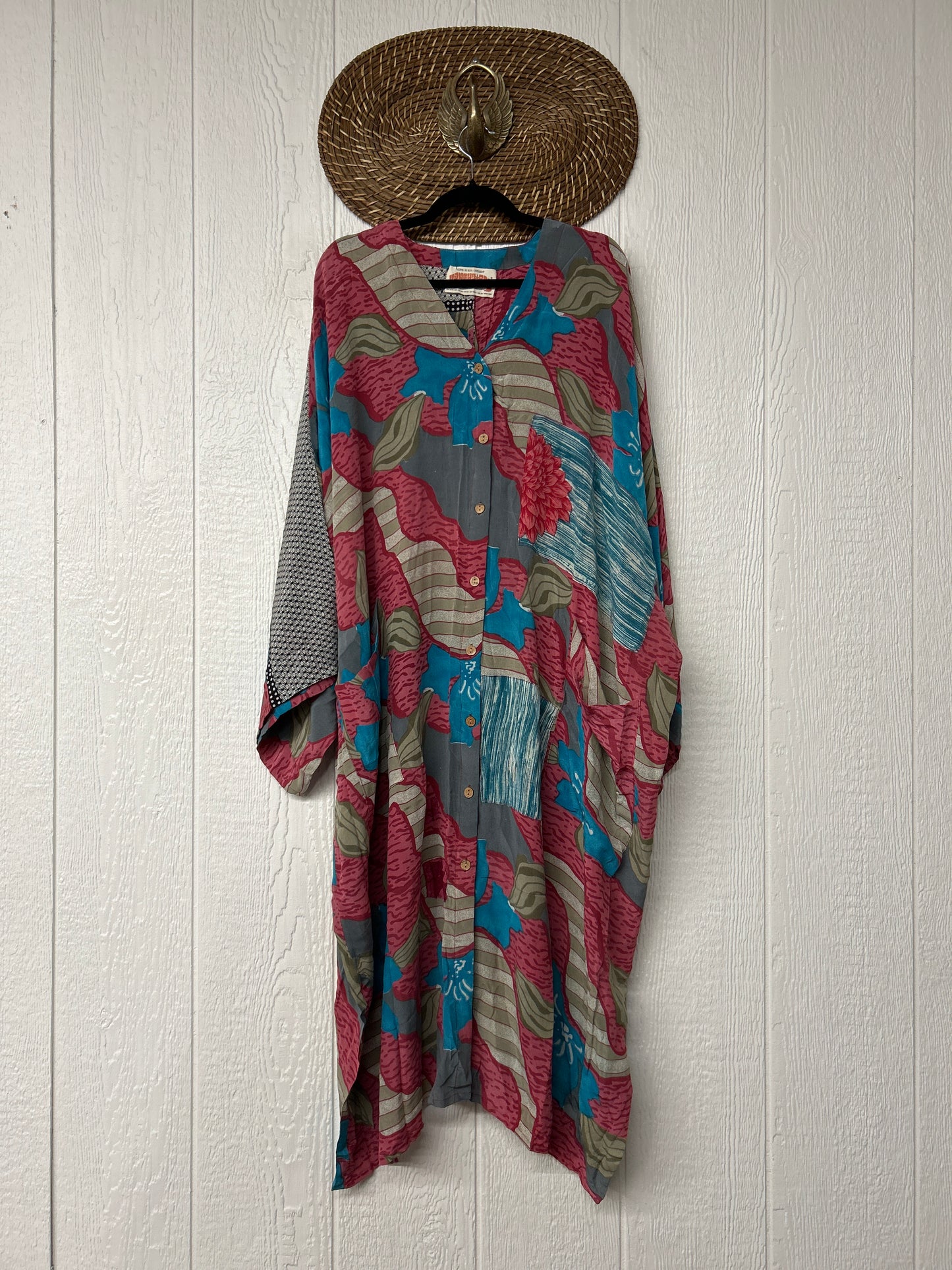 Crepe Sari Gaia Duster Dress 0826 107
