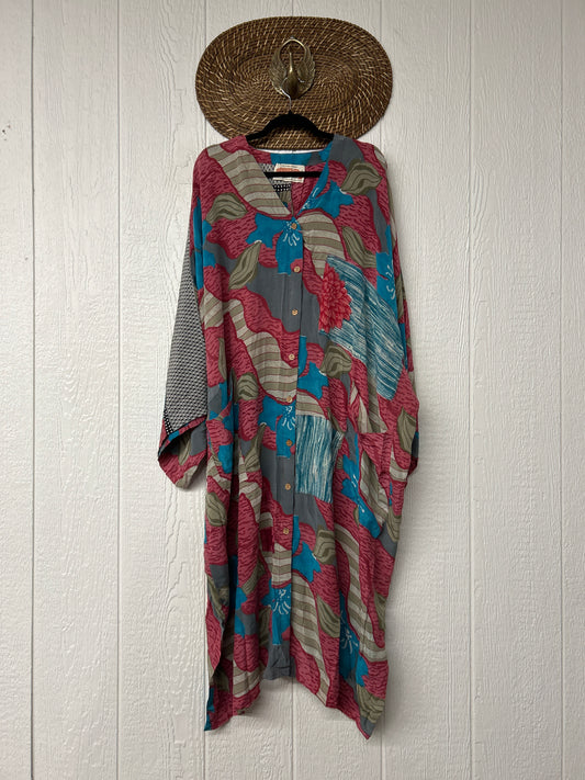 Crepe Sari Gaia Duster Dress 0826 107