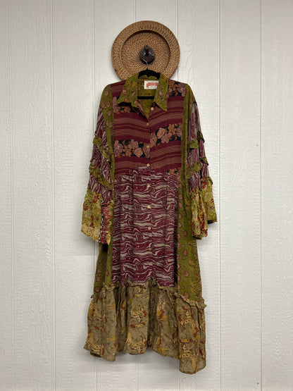 Crepe Sari Rhiannon Duster Dress 0226 180