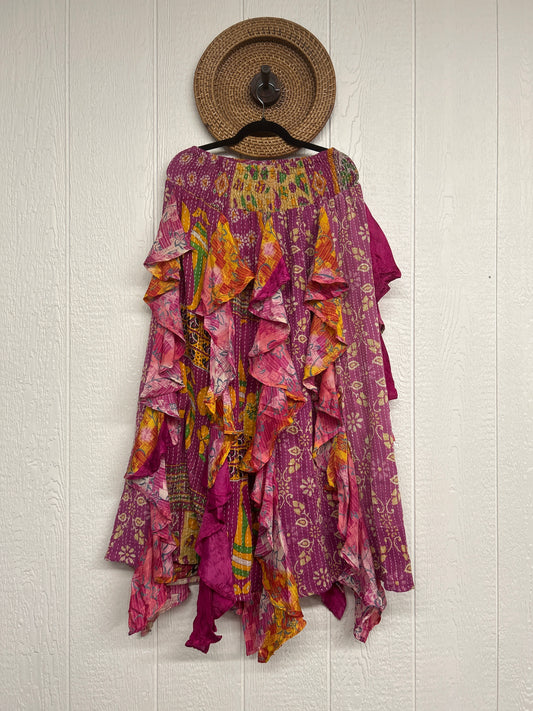 Pareo Kantha Willow Maxi Skirt 0826 092
