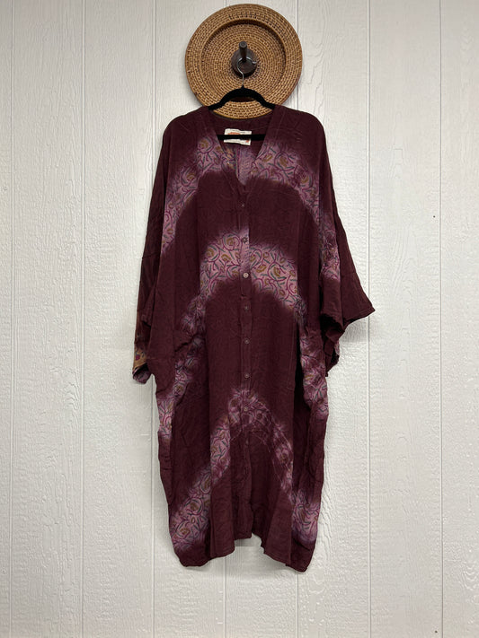 Crepe Sari Gaia Duster Dress 0826 151