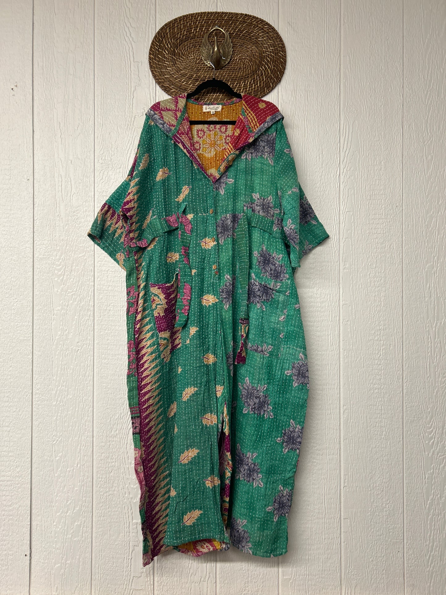 Kantha Zen Hoodie Jumpsuit 0925 147
