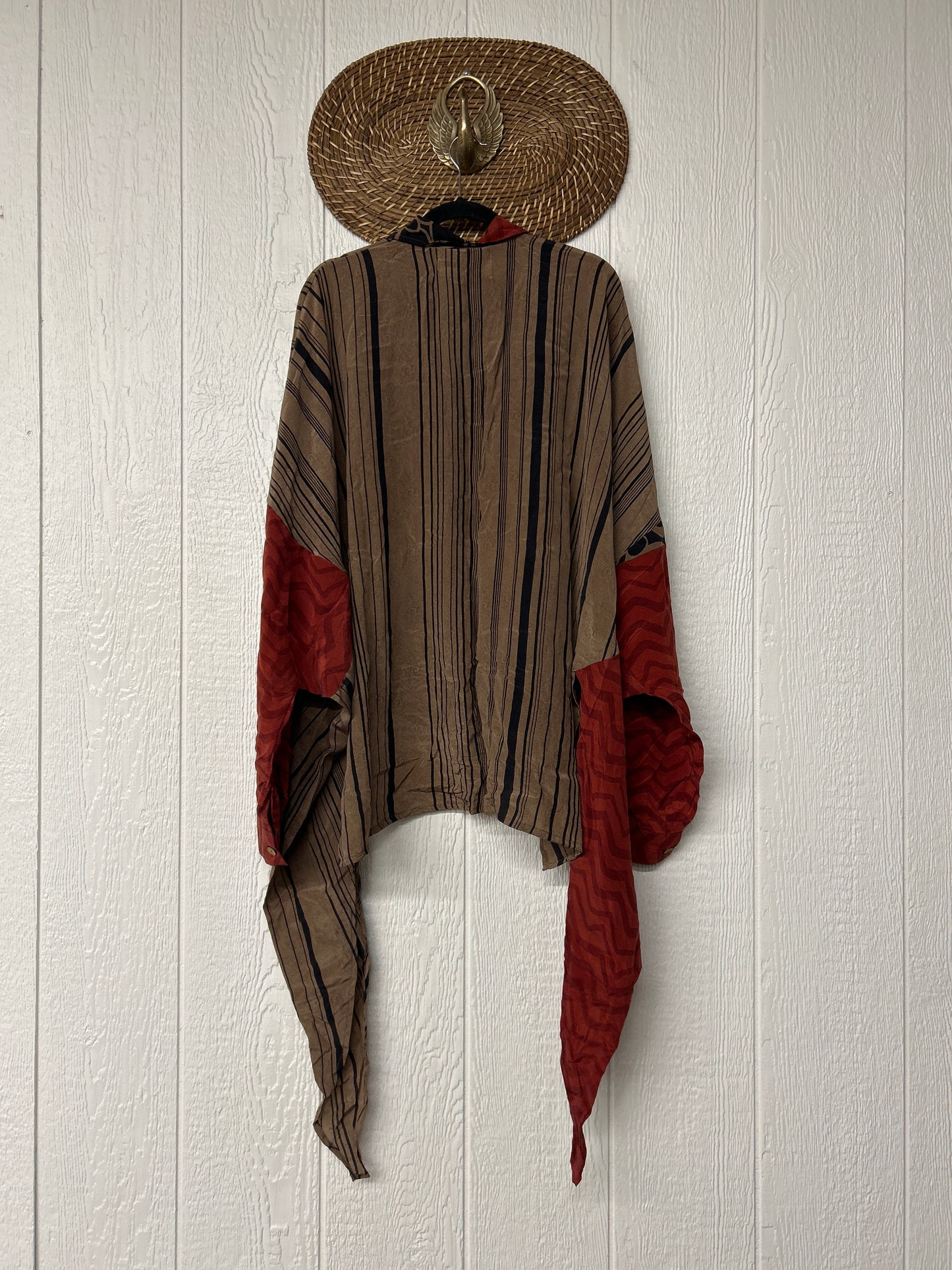 Crepe Sari Nirvana Button Down 1125 032