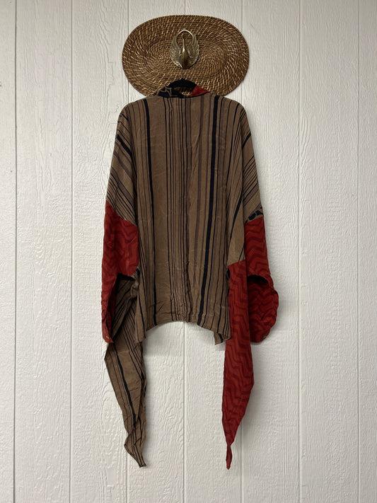 Crepe Sari Nirvana Button Down 1125 032