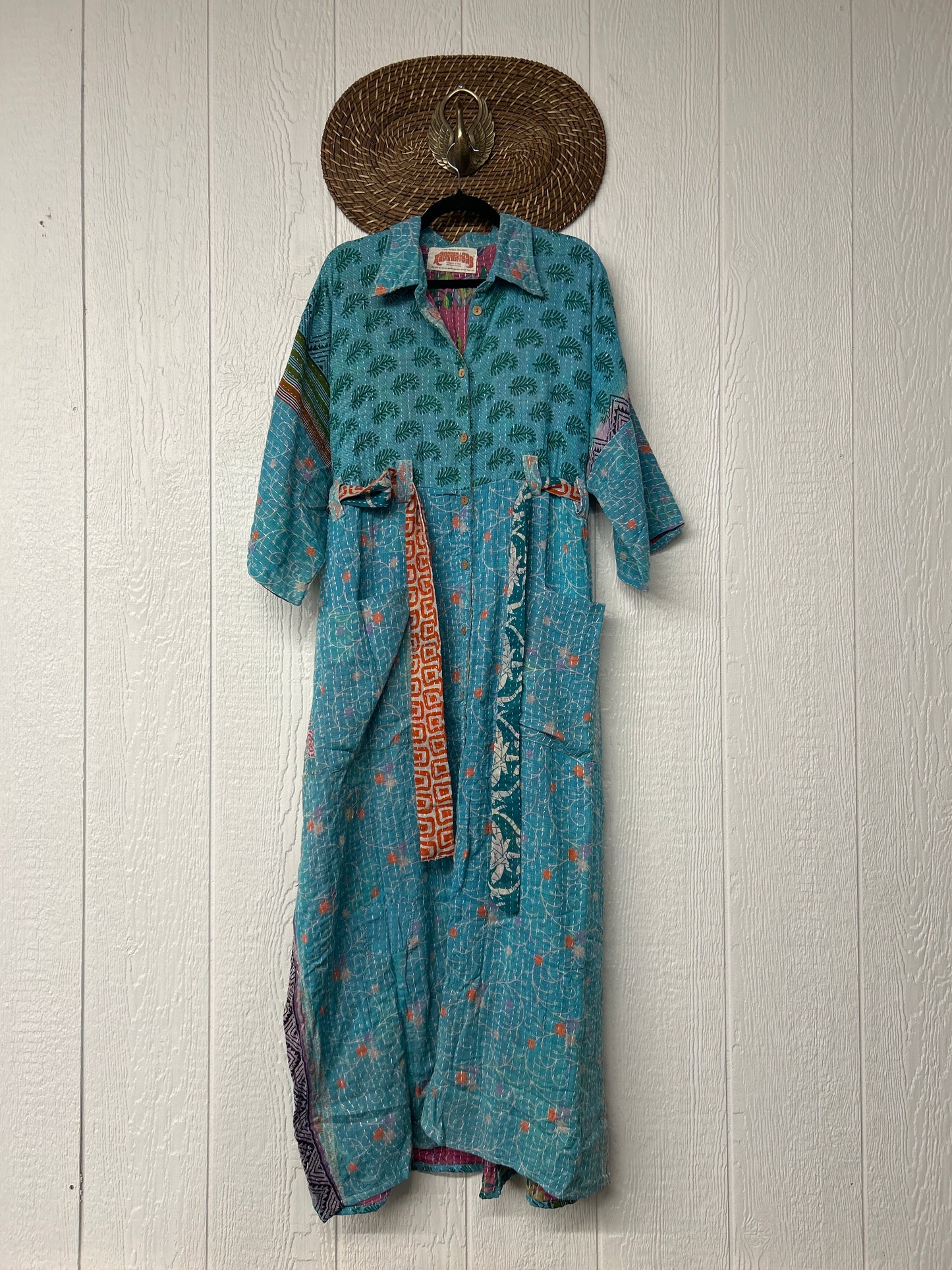 Pareo Kantha Gravity Duster Dress 0226 040