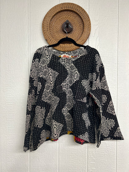 Pareo Kantha Wanderer Pocket Crop Top 0226 090