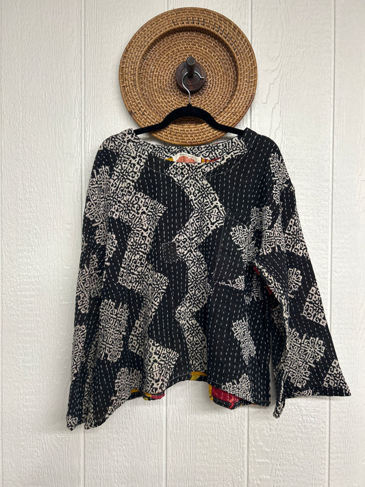 Pareo Kantha Wanderer Pocket Crop Top 0226 090