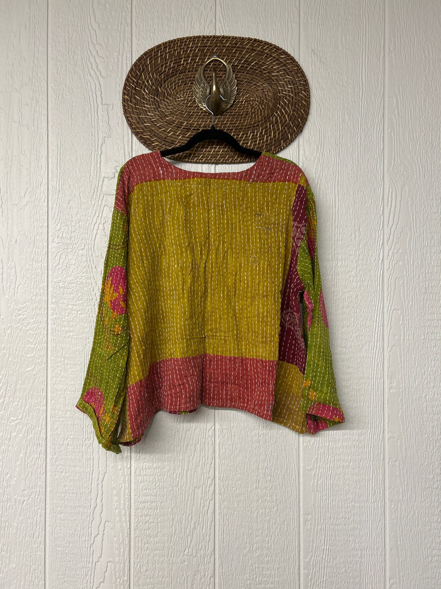 Pareo Kantha Wanderer Pocket Crop Top 0226 157