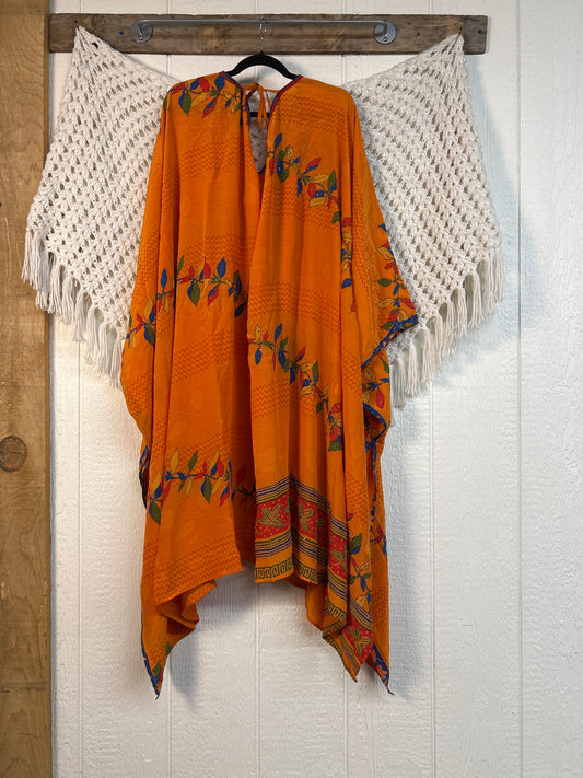 Crepe Sari Orchid Kimono 0626 183
