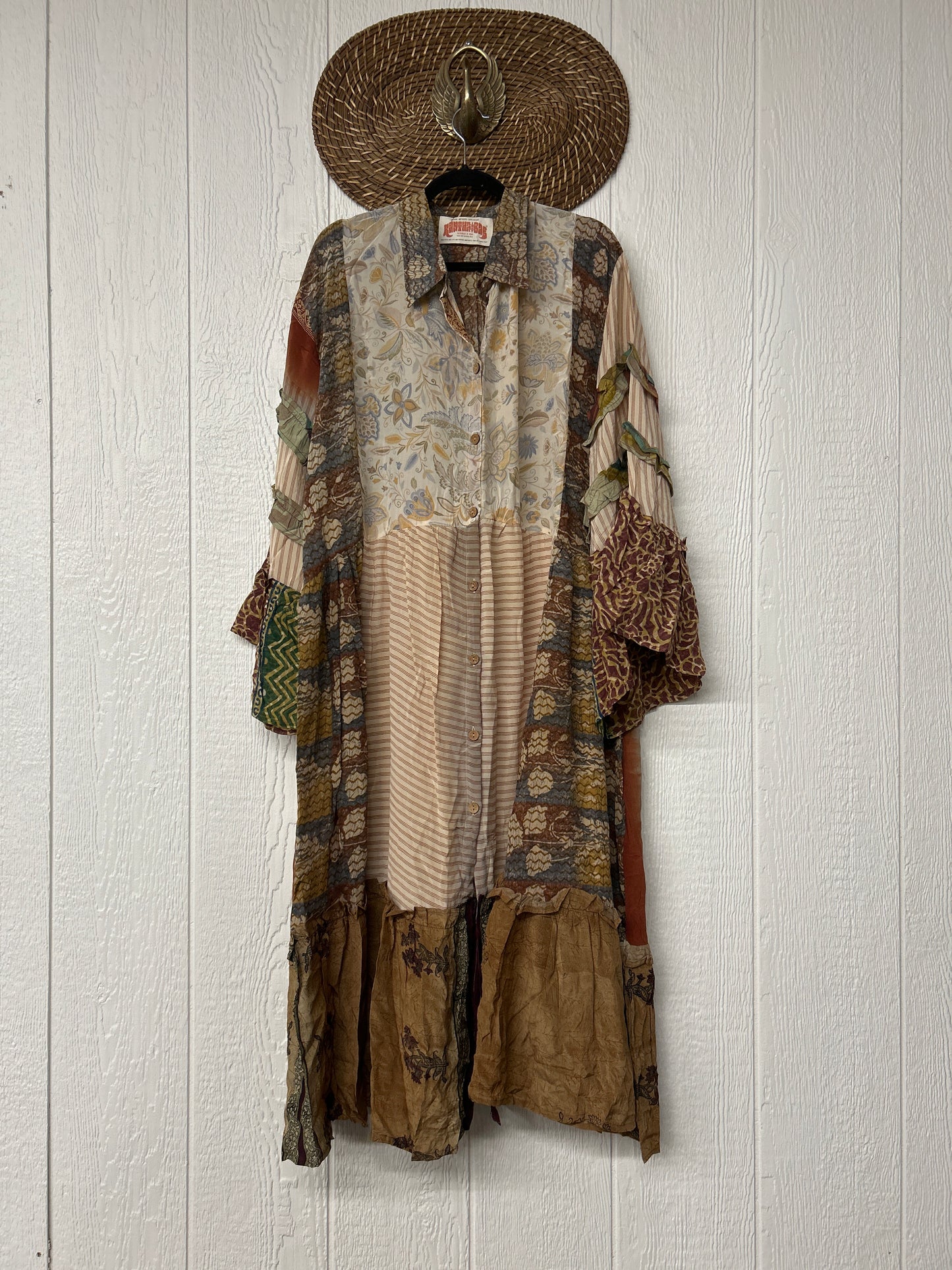 Crepe Sari Rhiannon Duster Dress 0226 059