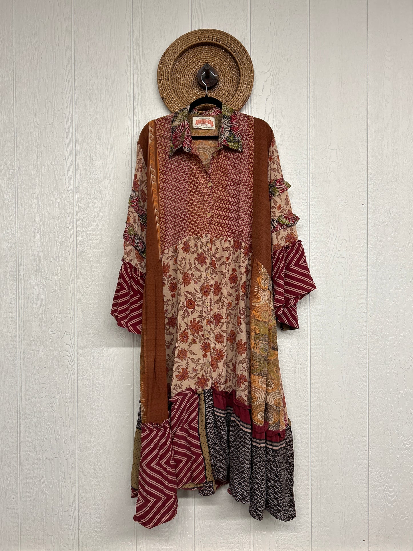 Crepe Sari Rhiannon Duster Dress 0226 234