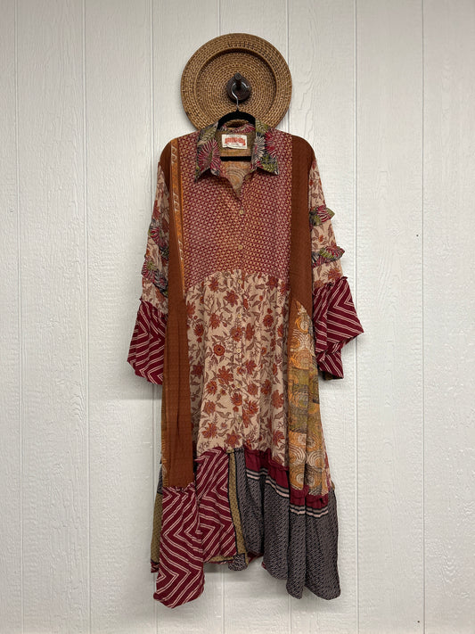 Crepe Sari Rhiannon Duster Dress 0226 234