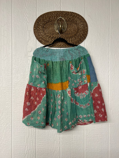 Pareo Kantha Meadow Skirt 0826 086
