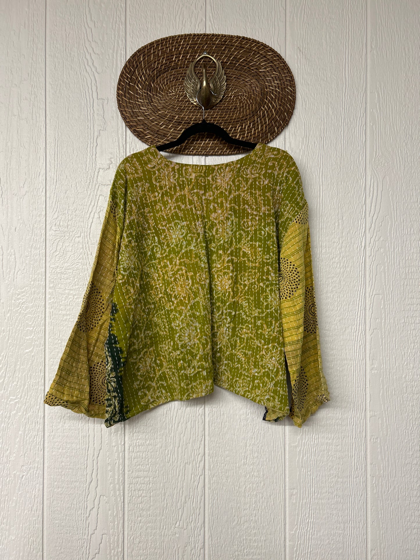 Pareo Kantha Wanderer Pocket Crop Top 0226 138