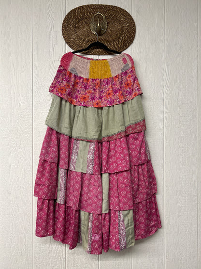 Rasgulla Sari Venus Ruffle Maxi 1125 023