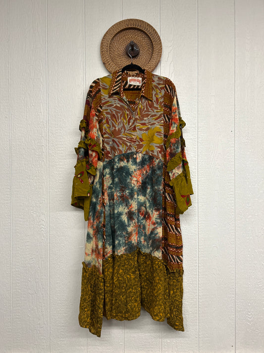 Crepe Sari Rhiannon Duster Dress 0226 219