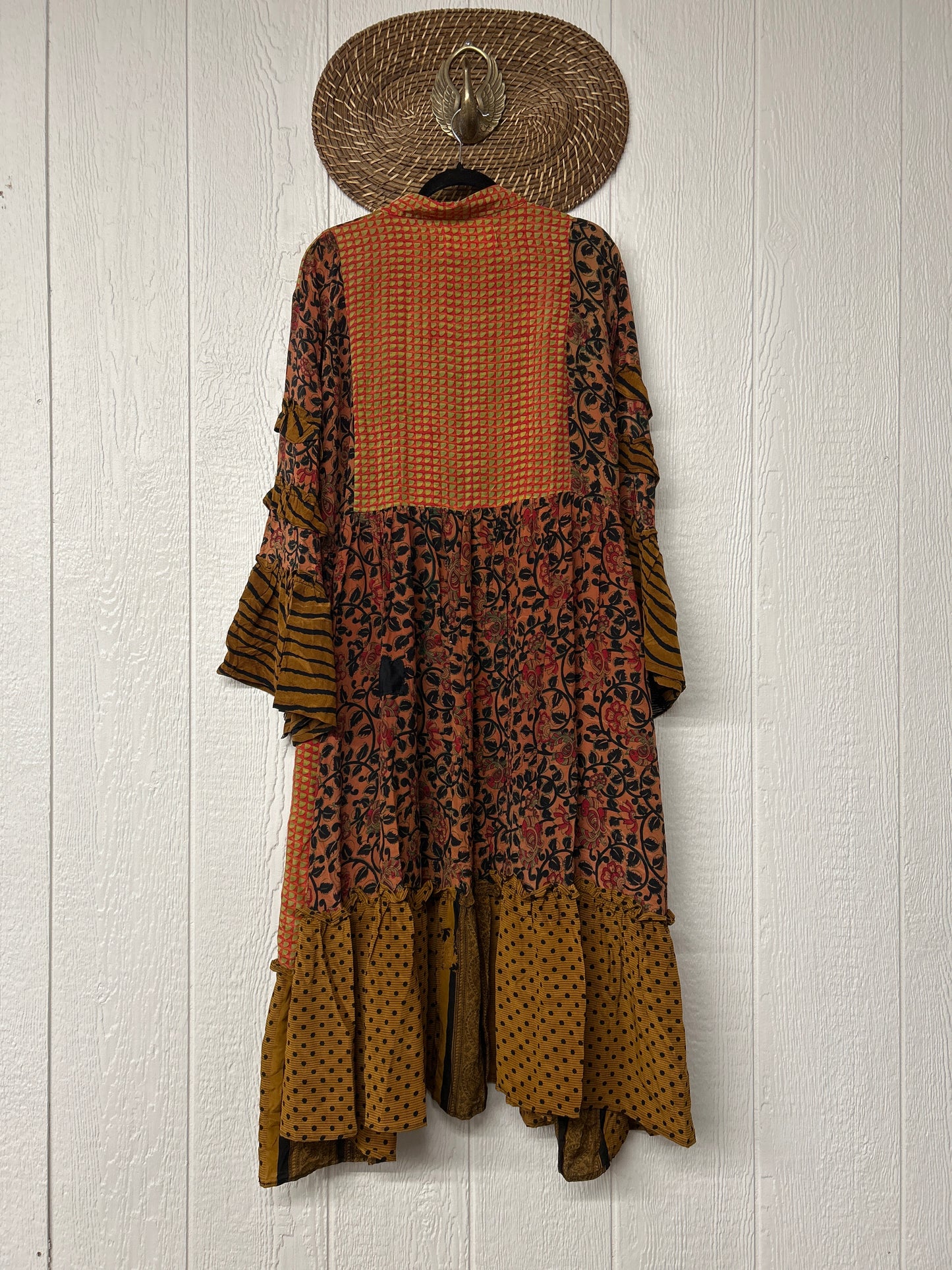 Crepe Sari Rhiannon Duster Dress 0226 114