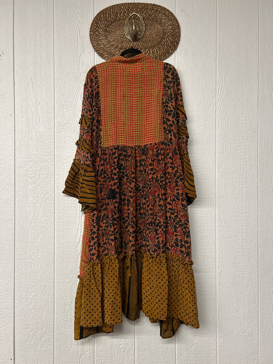 Crepe Sari Rhiannon Duster Dress 0226 114