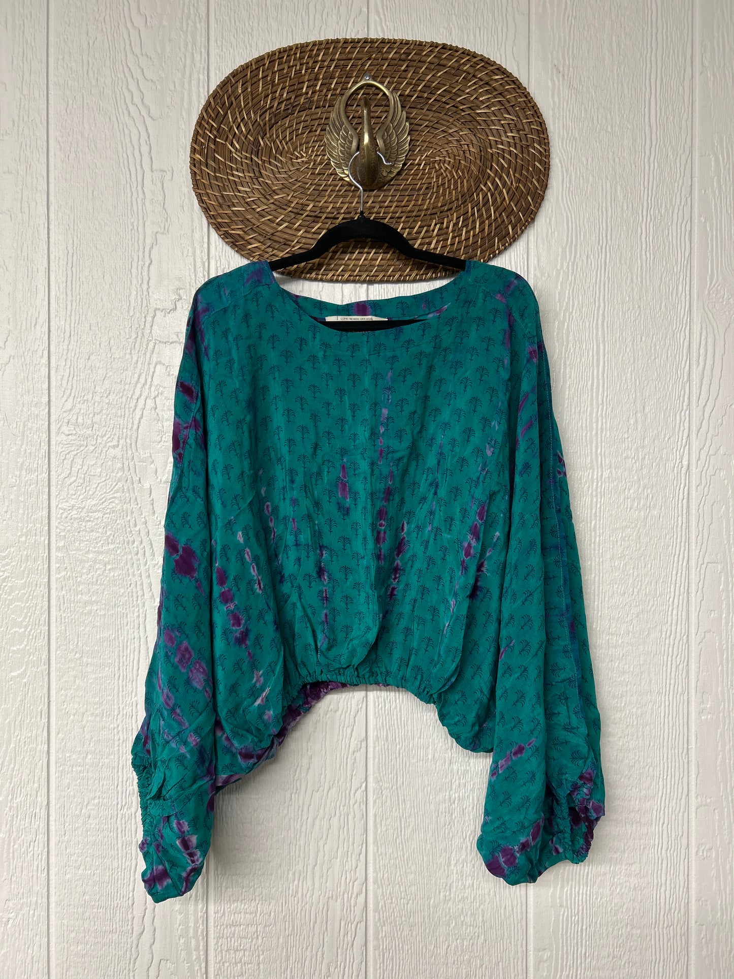 Crepe Sari Luna Crop Top 0526 027