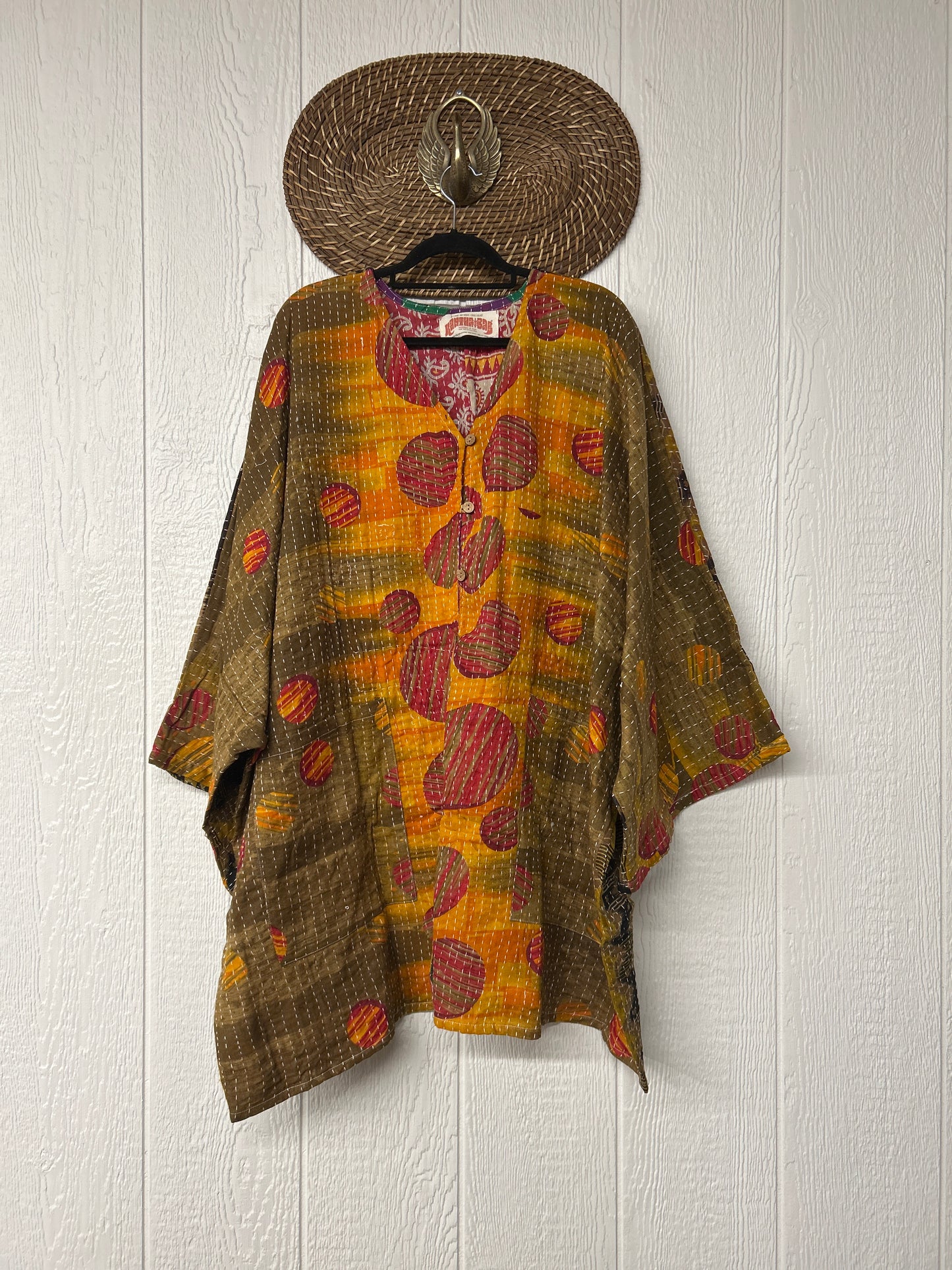 Pareo Kantha Gaia Button-Down Kimono 0126 071