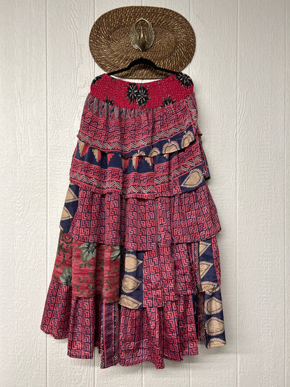 Rasgulla Sari Venus Ruffle Maxi 1125 024