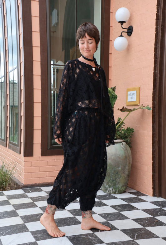 Crochet Be Still Harems - Black