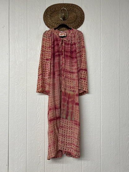 Crepe Sari Woodstock Duster Dress 0726 005