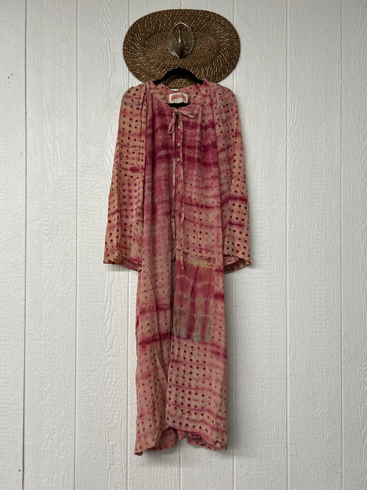 Crepe Sari Woodstock Duster Dress 0726 005