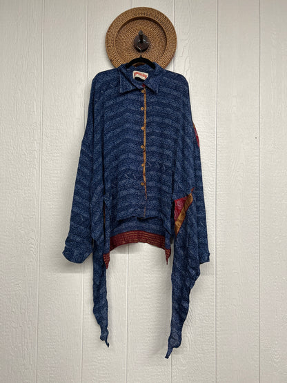 Crepe Sari Nirvana Button Down 1125 203